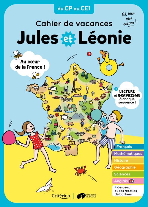 cahiers de vacances jules et léonie critérion